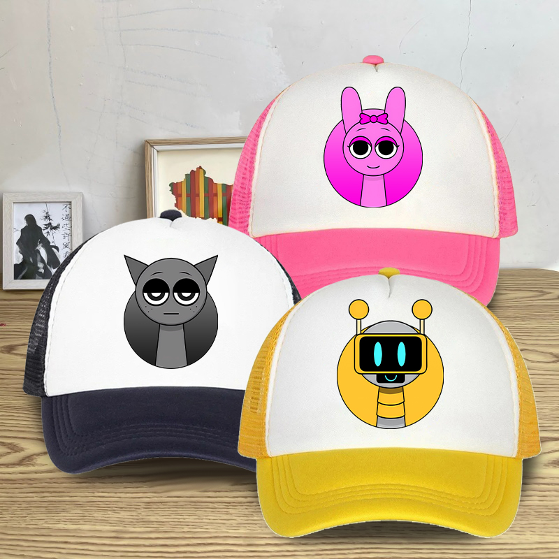 Streetwear Brand Hats - Sprunki Summer Mesh Baseball Cap Boys