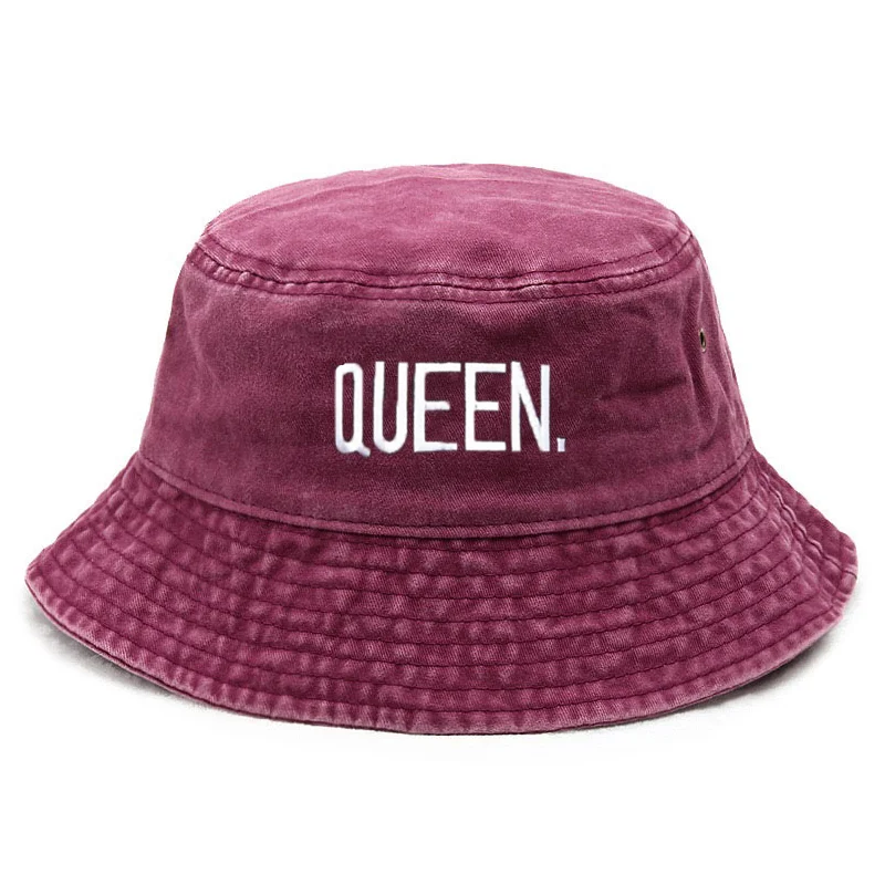 Streetwear Brand Hats - Customize Queen Washed Vintage Bucket Hat