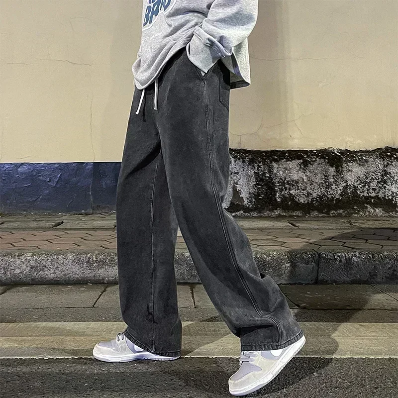 New Streetwear Loose Jeans Men - Streetwear Clothing Brands 评论和价格