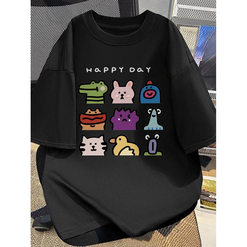Cotton T-shirt Funny Graphic D - Streetwear Brand Graphic Designer 评论和价格
