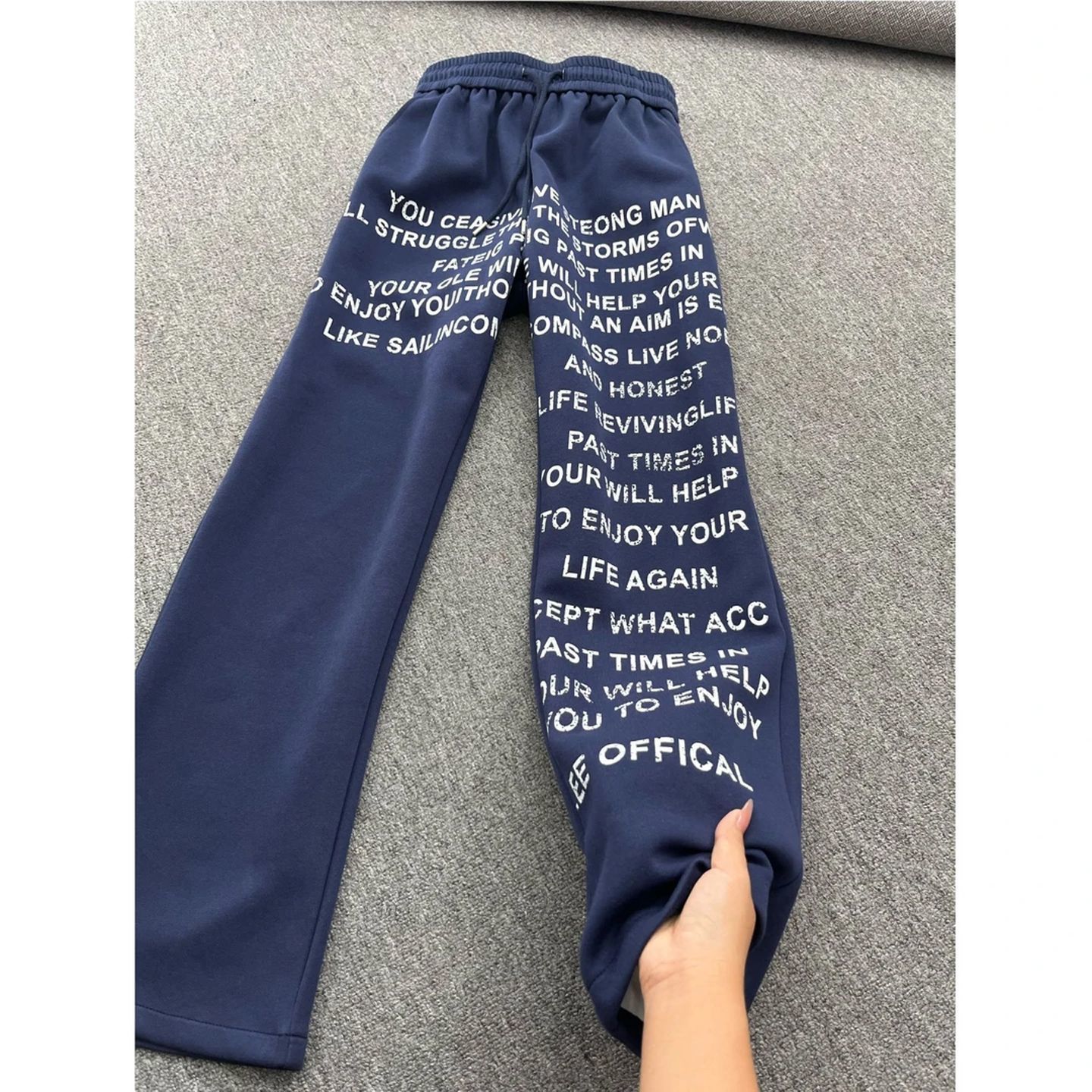 Large Size Elastic Waist Loose - Streetwear Brand Graphic Designer 评论和价格
