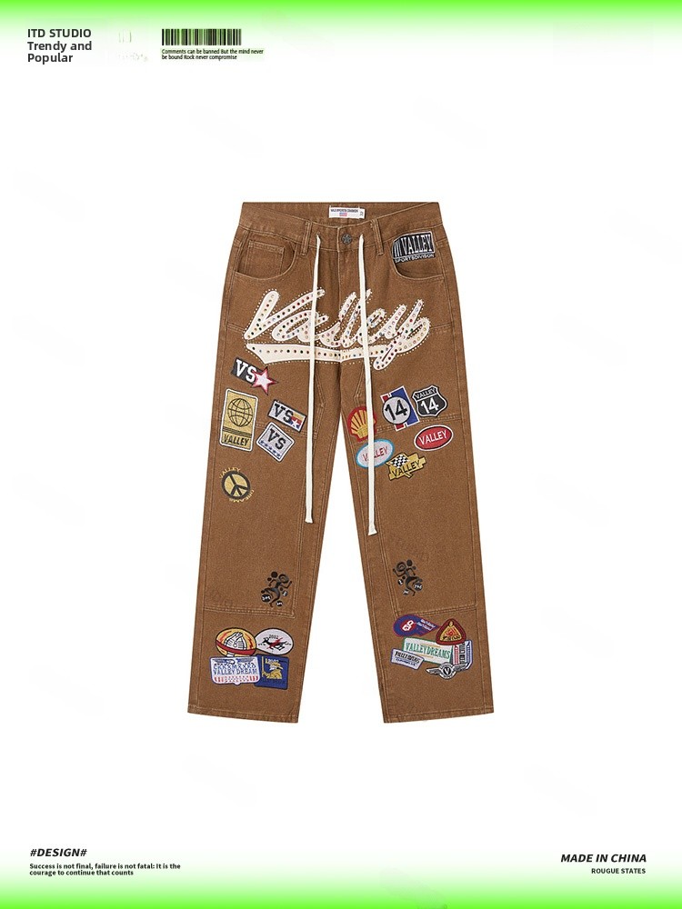 VALLEY Embroidered Loose High  - Valley Streetwear Brand 评论和价格
