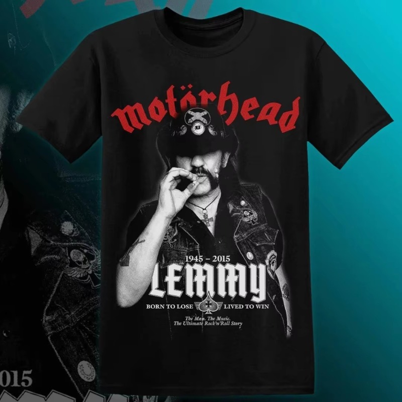 MOTÖRHEAD LEMMY T-Shirt Men Wo - Streetwear Clothing Brands 评论和价格