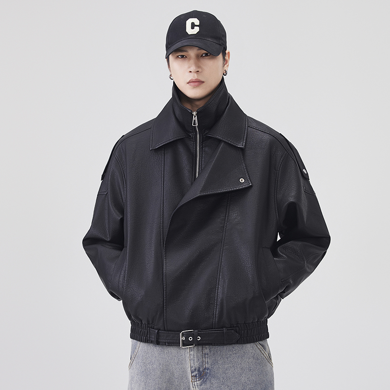 Autumn Winter Leather Jacket M - Streetwear Clothing Brands 评论和价格