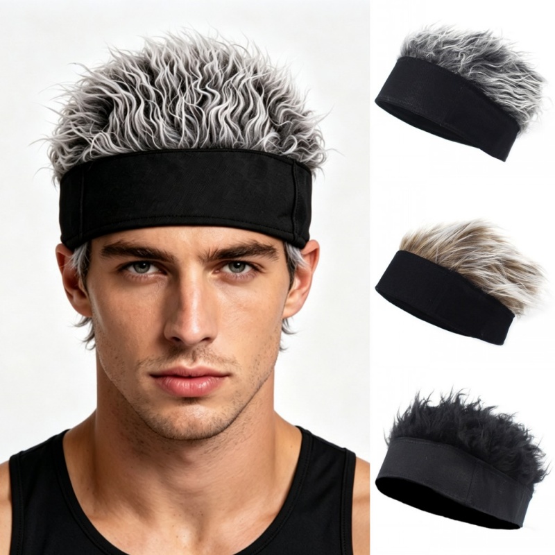 Synthetic Wig Short Hair Beani - Streetwear Brand Hats 评论和价格