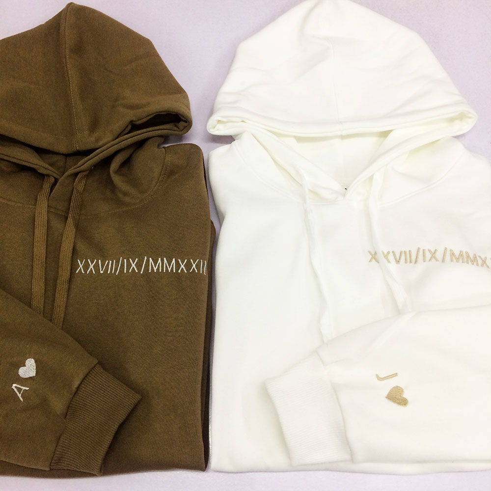 Custom Embroidered Couple Hood - Streetwear Clothing Brand 评论和价格