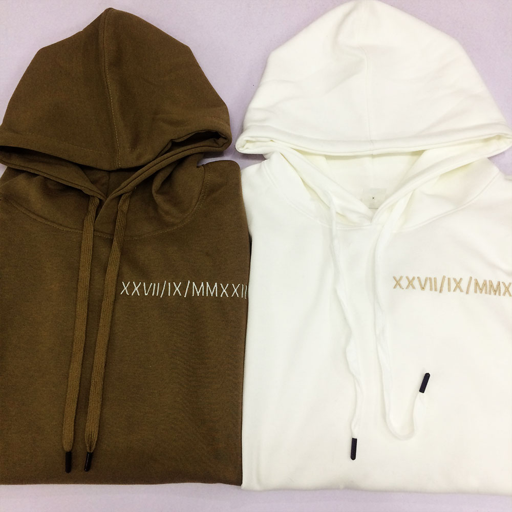 Custom Embroidered Couple Hood - Streetwear Clothing Brand 评论和价格